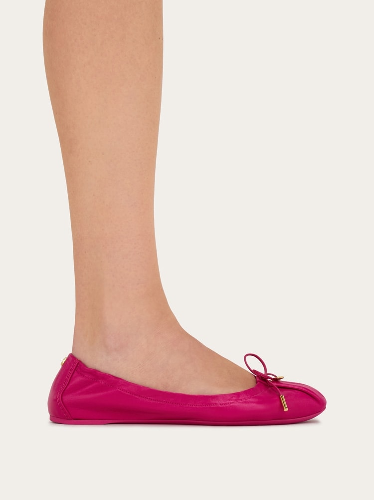 Elasticated ballet flat - Image 3